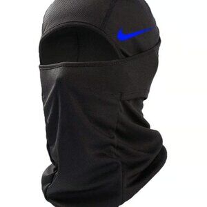 Black Nike Dry-Fit Mask W/ Blue Swoosh